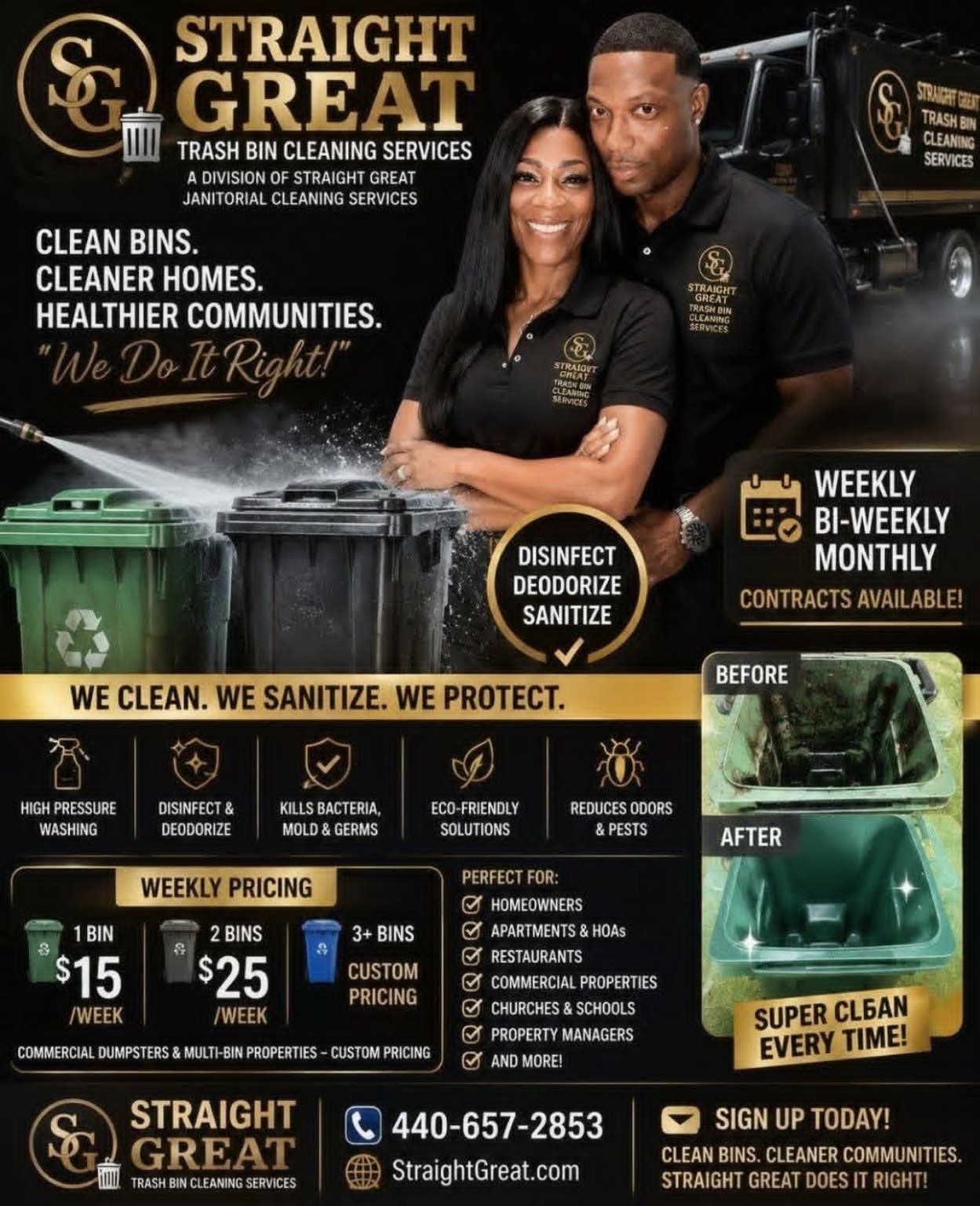 Straight Great cleaning and property service image